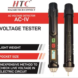 avs HTC AC-IV Voltage Detector, 12-1000V AC Voltage Detector Pen, Auto power off Digital Voltage Tester image 3