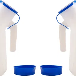 Unisex Polypropylene Autoclavable Urinal (1000 Ml) Pack of 2 Urine Pot-image-89