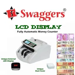 SWAGGERS red display fully automatic money counter. Note Counting Machine image 2