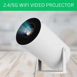 SACRO Smart (Projector) 1080P & 4K Support Rotatable Design With Netflix/Prime etcZ316 (4500 lm / 1 Speaker / Wireless / Remote Controller) Portable Projector-6