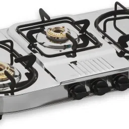 ISI certified Double Decker Blitz Stainless Steel Manual Gas Stove-image-82