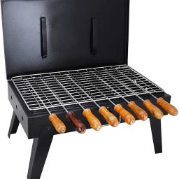 Briefcase BBQ Charcoal Barbeque Roti/Khakhra Maker-image-8