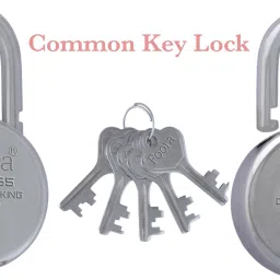 Lock 65mm 2 Padlock with Common (Same) 5 Keys, ( ON DEMAND ) 8 Lever, Lock-20