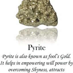 reiki crystal products Natural Pyrite Cluster / Tumble / Rough Stone for Reiki Healing and Vastu Correction and Increase Creativity 20 Gm Stone Regular Rectangular Crystal, Quartz, Onyx, Jasper Stone image 2