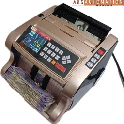 AKS AUTOMATION MIX MAGIC Fast Value Counting Machine with Counterfeit Note Sensor Note Counting Machine image 4