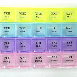 7 1 Week Pill Medicine Tablet Case Box Pill Box-9