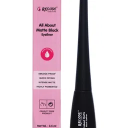 Recode Studio Pro All About Matte Smudge Proof Eyeliner 3.5ml - Black image 3