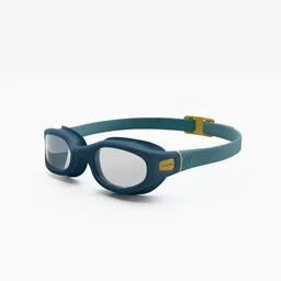 Swimming Goggles Soft Small Clear Lenses Comfortable Fit Blue Yellow-image-22
