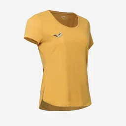 quechua Women Hiking Breathable T-shirt - NH500 Yellow-picture-17