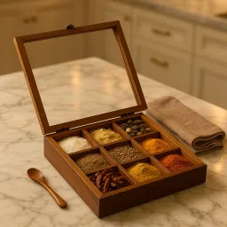 Spice Set Wooden-36