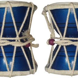 RAM musical 4'' inch blue damru Damaru-image-59
