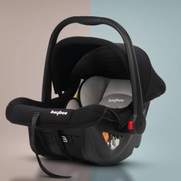 4 in 1 Baby Carry Cot & Car Seat with Canopy, 3 Point Safety Belt for Infants Baby Car Seat-image-99