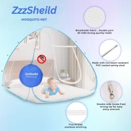 greendot Polyester Adults Washable GC-3X6-NET-NEW Mosquito Net image 3