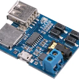 MP3 Decoding Board with Self-Powered TF Card with playback control MP3 module image 4