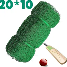 Heavy-Duty Nylon Cricket Net – Ideal for Practice & Boundaries (20*10 Ft) Cricket Net-picture-4