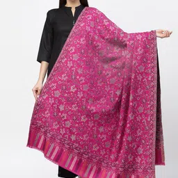 Anekaant Ethnic Motifs Woven Design Shawl-24