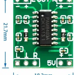geeta enterprises PAM8403S DC 5V Class D Mini Digital Amplifier Board Module (Pack of 4) Micro Controller Board Electronic Components Electronic Hobby Kit image 2