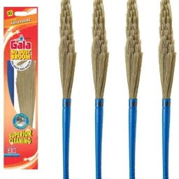 Gala No Dust Broom Modular Pack of 4 Plastic Dry Broom-image-4