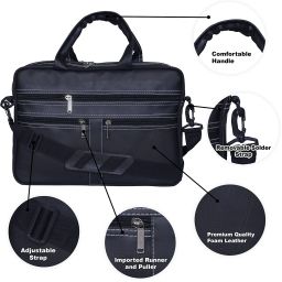 Men & Women Black Messenger Bag-image-21