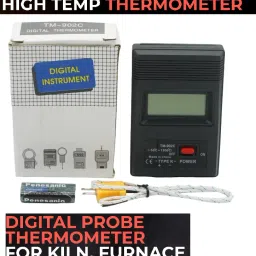 TM-902C Industrial Digital Thermometer Meter + Thermocouple K Type Probe Sensor Height Gauge-1