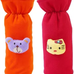 Baby Feeding Bottle Tote Cover with Animated Cartoon Design (130ML-250ML,Medium)-image-69