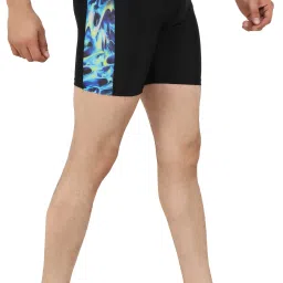Printed Men Black Tights-image-14