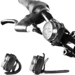dark horse Imported Bicycle 3 LED USB Rechargeable Front & Rear Light Combo LED Front Rear Light Combo image 5