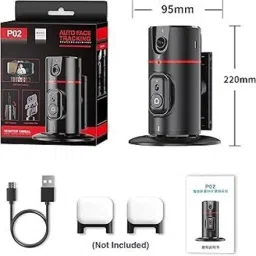 EVAAENTERPRISES Mobile Holder P03 in Black Color 2 Axis Gimbal for Mobile, Camera image 4