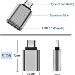 justcellz USB Type C OTG Adapter image 2