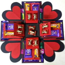 3 Layer Multi Chocolate Explosion Box Paper Gift Box-image-23