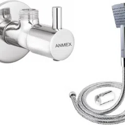 Complete Set of GO Fully Chrome (ABS) Hand Spray Hand Shower with 2in1 Angle Handheld-picture-21
