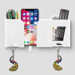 M/S DSNS All Smartphones, Wall Mount Mobile Holder with Charging Holder Mobile Holder-17