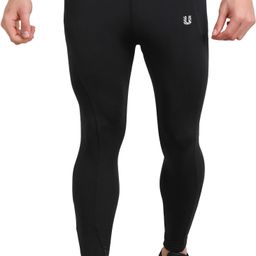 unbeatable Solid Men Black, Grey Tights-picture-9