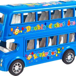 Double Decker Bus |Push & Go |Friction Power Toy Bus| Gift Toy For Kids-3