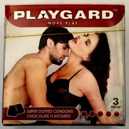 SUPER DOTTED CONDOMS CHOCOLATE FLAVOURED (Set of 8, 24 Sheets) Condom-12