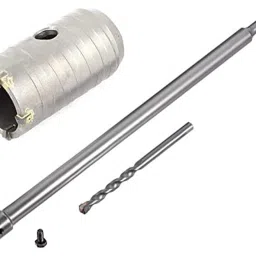 Sds Shank Concrete Wall Drill Bit Hole Saw Cutter, 400 Mm Connecting Rod (40mm bit with 400mm rod)-10