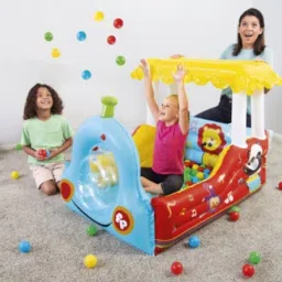 Inflatable (IND*75)Train paddling pool Ball Pit Multicolor. Inflatable Ball Pits-37