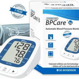 STANDARD Digital Automatic Blood Pressure Monitor | Meter for Bp Check & Pulse Rate | Dual Power Device - Bp Monitor image 5