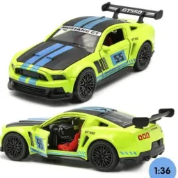 Presents_Mustang GT Car-Metal Pullback Toy with Openable Doors_A4-27