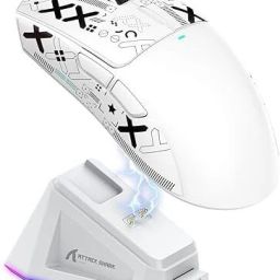 Martzilla ASX11WhitewGrip Wireless OpticalGaming Mousewith Bluetooth-16