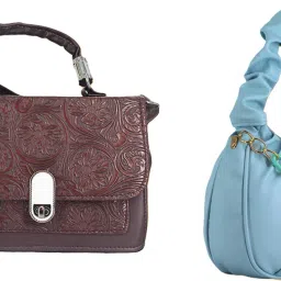 Brown, Blue Women Sling Bag Women Embossed Textured Flap Sling Bag with Adjustable Strap-6