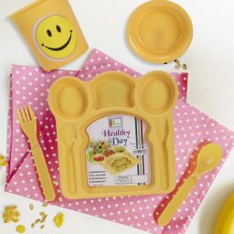 Plastic Plastic Dinner Serving Plate for Kids Breakfast, Lunch, Dinner Dinner Set Dinner Set-image-62