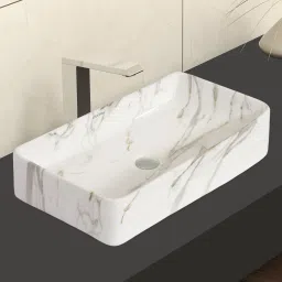 Ceramic Basin for Bathroom/Table Top Ceramic Basin/Washbasin for Bathroom (APS-SLATE-NS-403) Counter Top-image-12