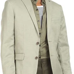 arrow Men Solid Single Breasted Formal Blazer-picture-38