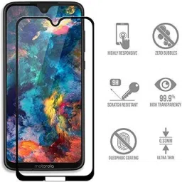 Hyper Edge To Edge Tempered Glass for Moto E7 Plus image 2