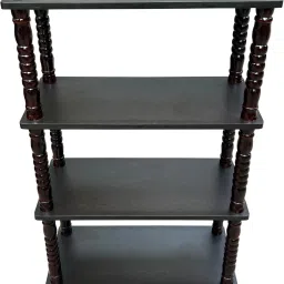 Wooden Multipurpose Storage Shelf | Portable Organizer Rack | Home Decor Engineered Wood Open Book Shelf-9