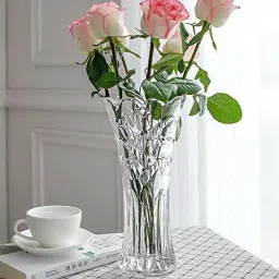 FLOWER POT PACK OF 1 WITHOUT FLOWERS Glass Vase Glass Vase-image-5