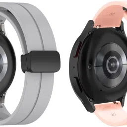 Vinylzone Folding Magnetic Lock Strap Compatible with Samsung Watch (Only Strap)(NotWatch) 22 mm Silicone Watch Strap-image-16