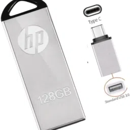 HP USB 2.0/3.0 128 GB Pen Drive Compatible with Mobile, Gaming Console, Desktop Computer, Tablet, Laptop USB 2.0 Metal Case-20