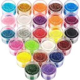 Fine Glitter for Nails, Resin, Art N Craft & Festive Supply Glitter (Pack of 12)-image-31